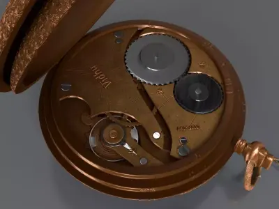 Pocketwatch inside of pocket watch 3D model