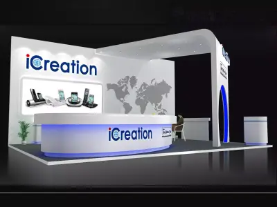 Exhibition - Area - 9X6-3DMAX2009-098 3D model
