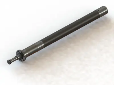 Pneumatic cylinder Free 3D model