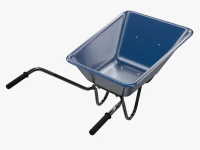 Wheelbarrow 3D model 10