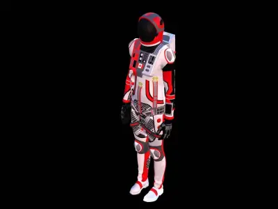 Astronaut Spacesuit Canada 3D model