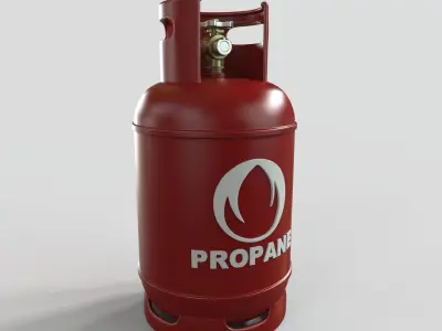 Gas Bottle 3D model