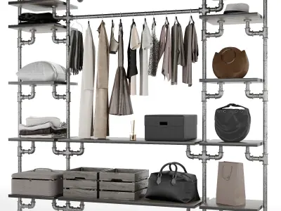 Wardrobe loft 2 3D model