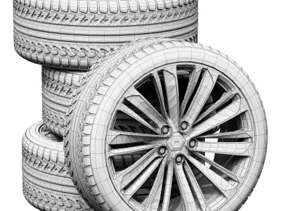 Bentley wheels 3D model