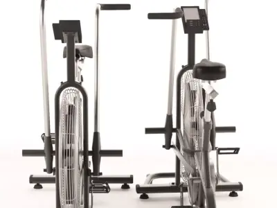 AIR exercise and fitness gym bike 3D model