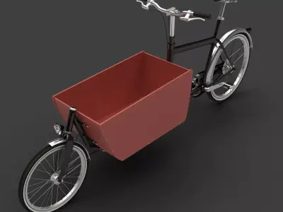 Freight Bicycle 3D model