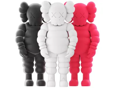 kaws chum collection 3D model