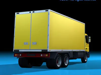 Truck two trucks 3D model