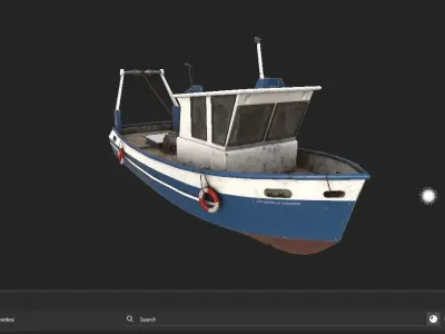 Motorboat 3D model