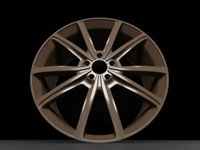 3D model rim wheel part10 3D model