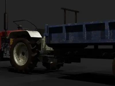 Eicher Tractor 3D model