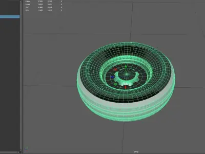 Rusty Tire 3D model