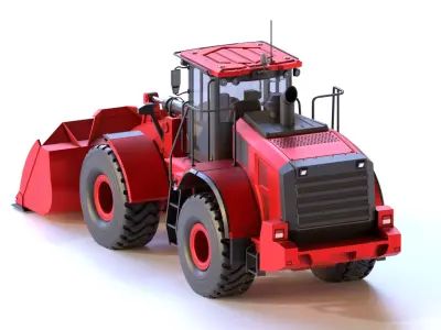 Wheel Loaders 3D Model Pack