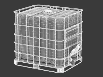 IBC Water Tank 3D model purchase
