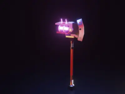 Sai fai axe 3D model