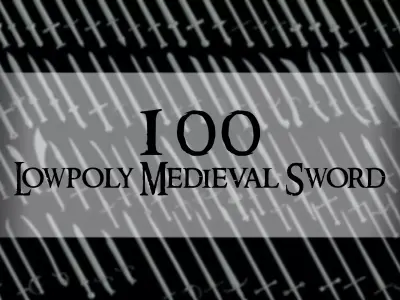 Medieval Sword 3D model order