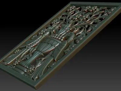 Decorative panel 3D model