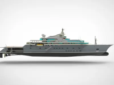 Lurssen  Super Yacht 3D model