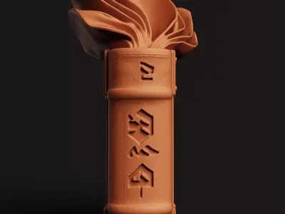 Ancient Spellbook Planter Fantasy Wizard Home Decor 3D print model