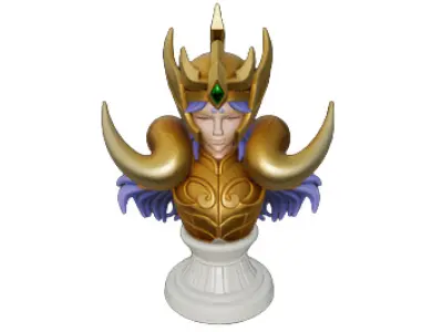 Saint Seiya 12 Bust golden Knights 3D print model