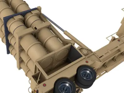 Israel  Arrow   Anti Ballistic Missile 3D model