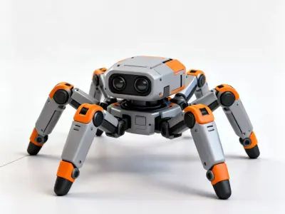 Stylized Sci-Fi Spider Hexapod Mech 3d model Low-poly 3D model