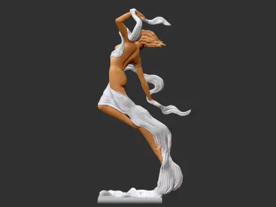 THE FLIGHT GIRL - LUO LI RONG 3D print model