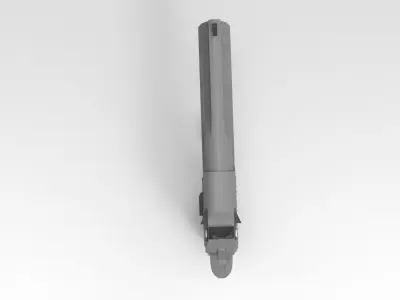 Pistol 3D model 9