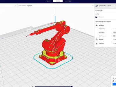 welding machine robotic 3D print model