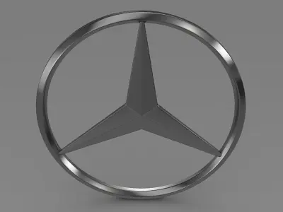 Mercedes Logo 3D model