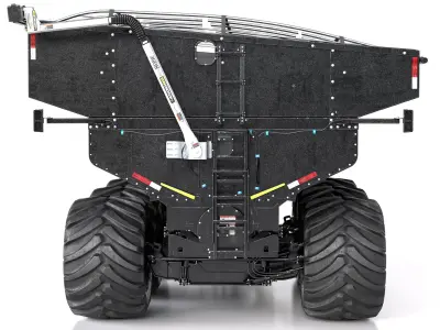 Balzer 2850 Grain Cart Low-poly 3D model