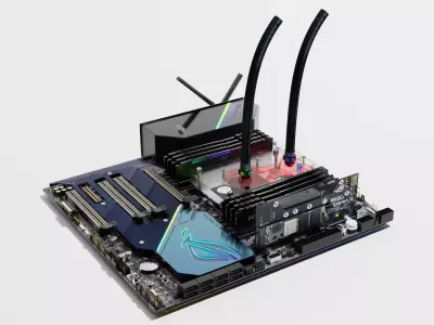 ASUS ROG- Mother-board 3D model