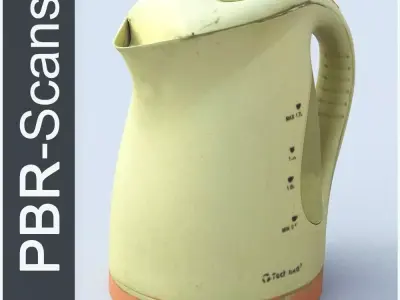 Kettle Low SM Low-poly 3D model