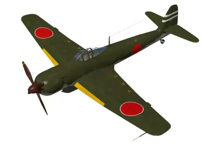 Kawasaki Ki119 3D model