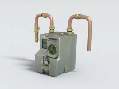 laos Game Gas Meter Low-poly 3D model