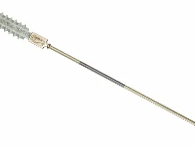 Serrated spear 3D model