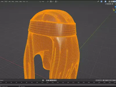 Custom3Dprint Minifigure Accessory - Minifigure Hair S2 - 018 3D print model