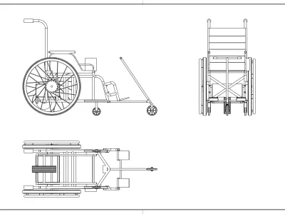 Wheel Chair Free 3D model