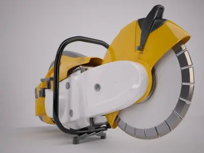 Cut Off Saw 3D model