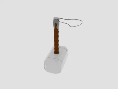 Thor Hammer 4K PBR Game Ready 3D Model 3D model