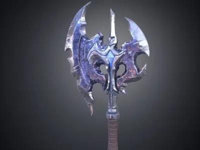 Axe 3D model Low-poly 3D model