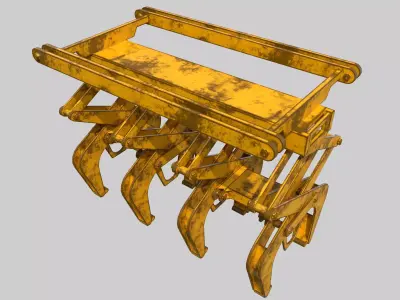 Industrial Tong Low-poly 3D model