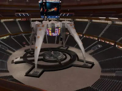 3D Concert Stadium 3D model