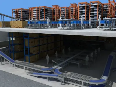 Warehouse 2 3D model
