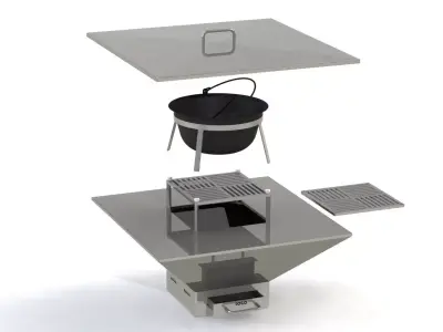 BBQ GRILL  3D model