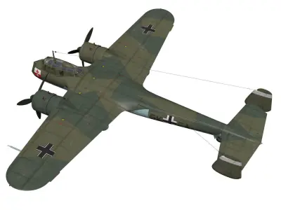 Dornier Do17 Z-3 3D model