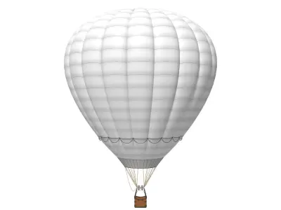 hot air balloon 3D model 6