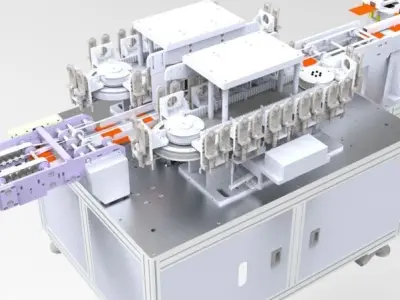 Butterfly Face Mask Making Machine 3D model