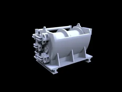 winch for ship model 3D print model