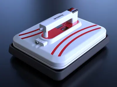 Freesub Easy Press Heat press Low-poly 3D model